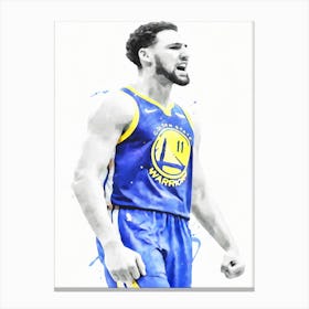 Klay Thompson Golden State Warriors Basketball Canvas Print