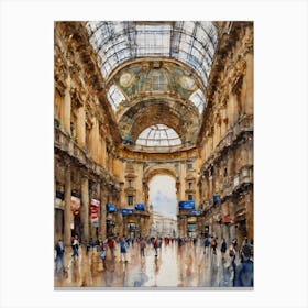 Galleria Vittorio Emanuele Ii Italy Canvas Print