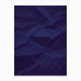 Paper Water Classic Blue Canvas Print