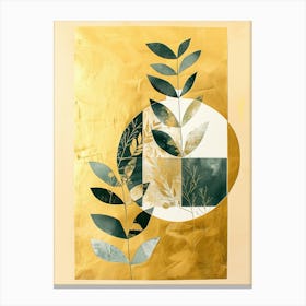 'Gold Leaf' 8 Canvas Print