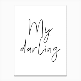 My Darling Canvas Print