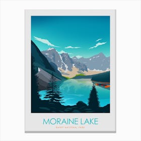 Morainelakebanff Canvas Print