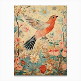 Finch 1 Detailed Bird Painting Canvas Print