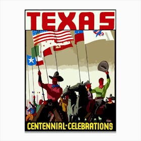 Texas, Centennial Celebrations Canvas Print