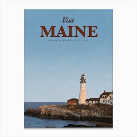 View Maine Canvas Print
