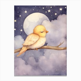 Sleeping Baby Chick 1 Canvas Print