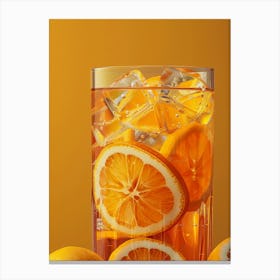 Orange Juice In A Glass 12 Canvas Print