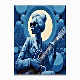 Blues Soul Series 18 - Bluesy Kool Canvas Print