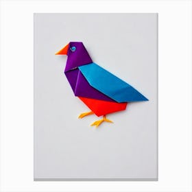 Dove 1 Origami Bird Canvas Print