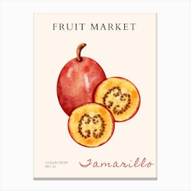 Fruit Market Samarillo Canvas Print