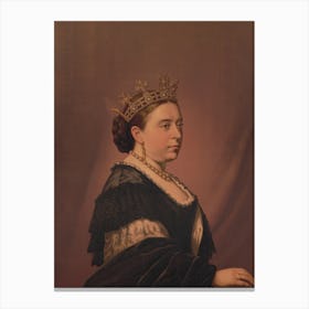 Queen Victoria Portrait Canvas Print
