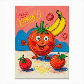 I Wanna Be A Tomato Canvas Print