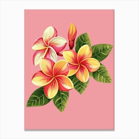 Hawaiian Flowers Canvas Print