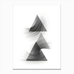 Abstract Triangles Canvas Print