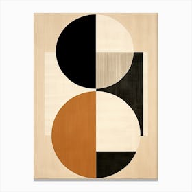 Reverberations Of Noir Bauhaus Canvas Print