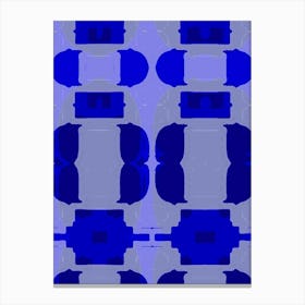 Blue Abstract Canvas Print