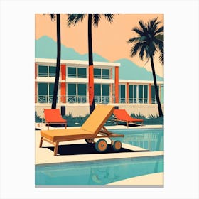 Palm Springs Canvas Print