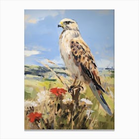 Bird Painting Falcon 5 Canvas Print