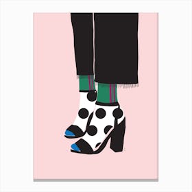 Socks And Shoes Canvas Print