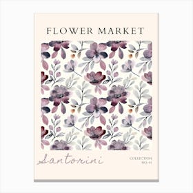 Flower Market 51 Canvas Print