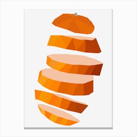 Stack Of Oranges Canvas Print