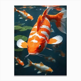 Koi Fish Painting (15) Canvas Print