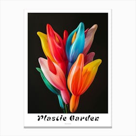 Bright Inflatable Flowers Poster Heliconia 3 Canvas Print