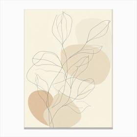 Abstract Leaf Canvas Print