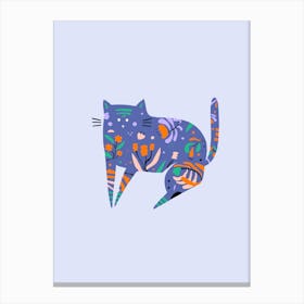 Matisse Cat Illustration Canvas Print