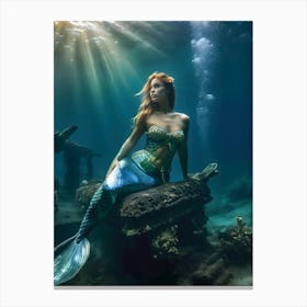 Mermaid-Reimagined 71 Canvas Print