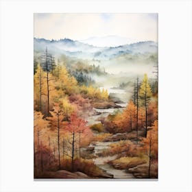 Autumn Forest Landscape The Ozark National Forest Canvas Print