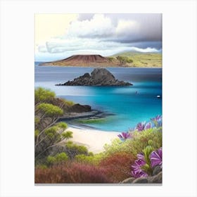Galapagos Islands Ecuador Soft Colours Tropical Destination Canvas Print