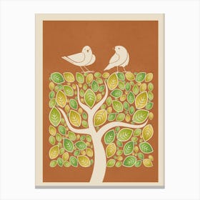 Tree And Birds 1 Canvas Print