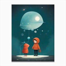 Illustration Emotional Conection Canvas Print