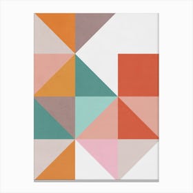 Geometric Shapes - CR01 Canvas Print