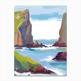 Cliffs By The Sea 3 Canvas Print