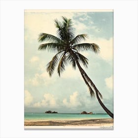 Varadero Beach Cuba Vintage Canvas Print