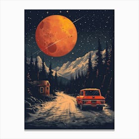 Moonlight Road Canvas Print