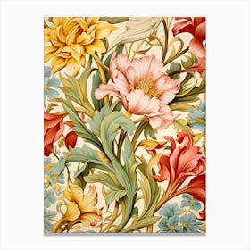 Floral Wallpaper Pattern 8 Canvas Print