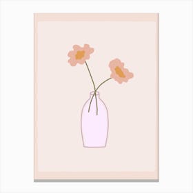 Cut Flowers Canvas Print
