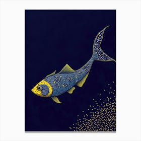 Blue Fish Canvas Print