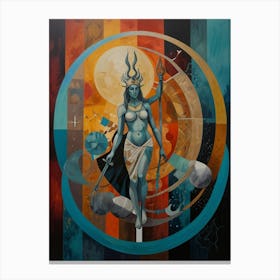 Goddess Of The Sun Canvas Print