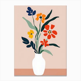 Matisse Flowers In A Vase 1 Canvas Print