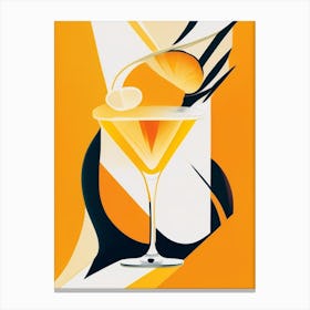 Whiskey Sour Pop Matisse Cocktail Poster Canvas Print