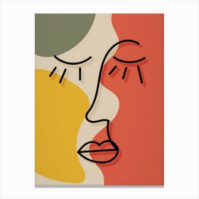 Abstract women 1 Canvas Print