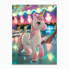 Toy Unicorn In A Bowling Alley 2 Toile