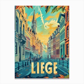 Liege Belgium Canvas Print