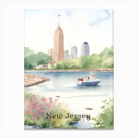 New Jersey City Canvas Print