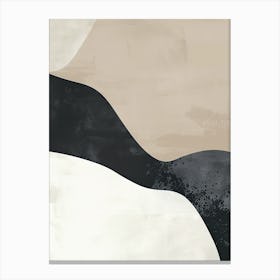 Textured Serenity Minimalist Style Canvas Print