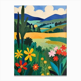 Field Of Flowers 3 Canvas Print